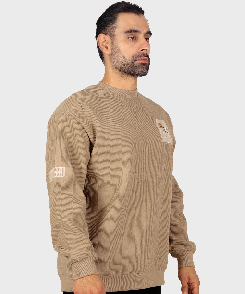                                         خاکی طوسی مشکی پاییزه پلیور 9803  - تصویر 11