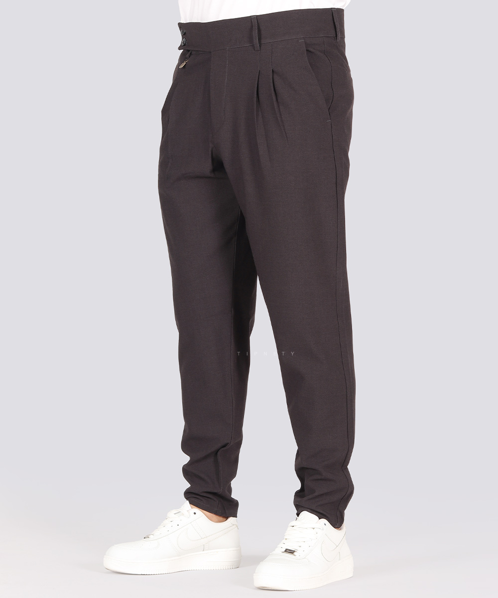         روشن       کرم مشکی سبز کرم روشن شکلاتی ذغالی شلوار پارچه ای فیت 0480  - تصویر 26