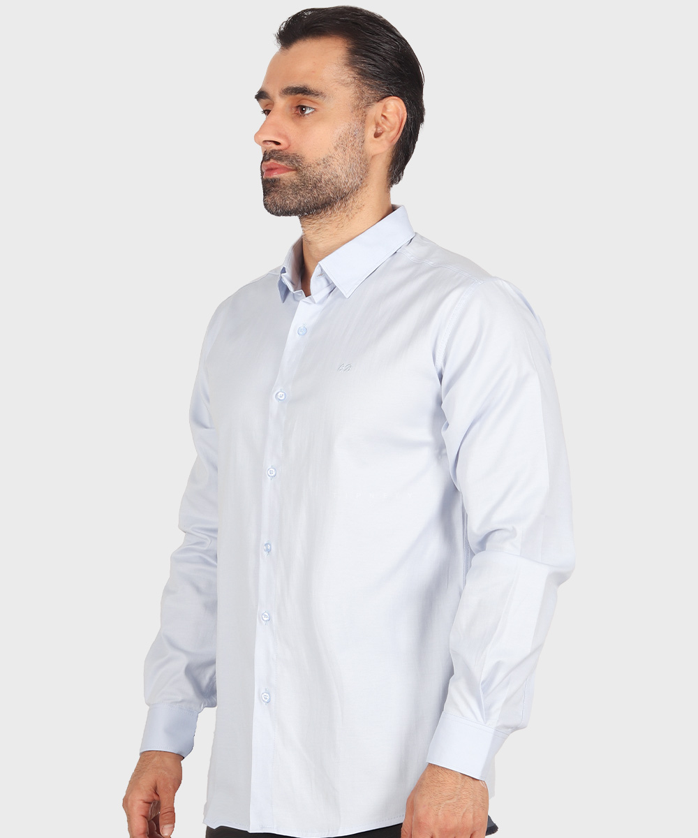                   مشکی سفید لجنی یشمی شیری فیروزه ای آبی تیره آبی روشن زرشکی سورمه ای طوسی روشن کله غازی سبز پیراهن آستین بلند فیت 0387  - تصویر 20