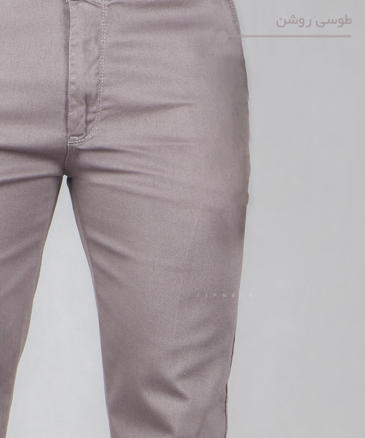                                                                                                                زیتونی نوک مدادی طوسی روشن سورمه ای کرم مشکی شلوار کتان راسته 0247  - تصویر 4