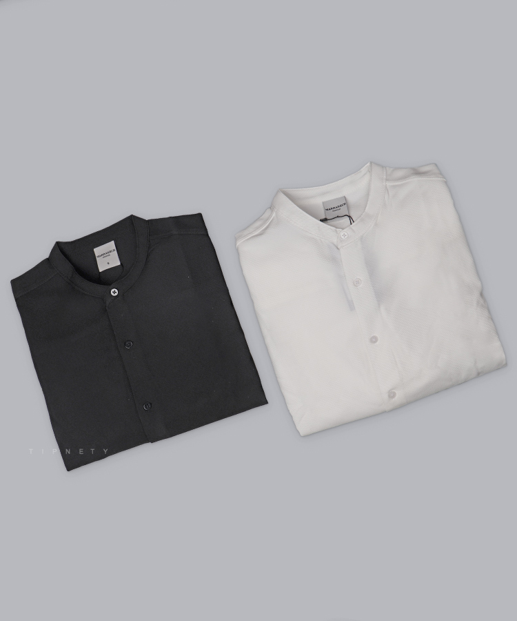                         مشکی سفید پیراهن لش 1468  - تصویر 3