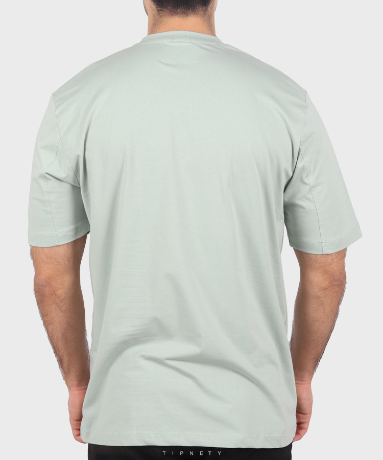                     سفید سبز آبی مشکی شتری تیشرت چاپی 1415  - تصویر 9