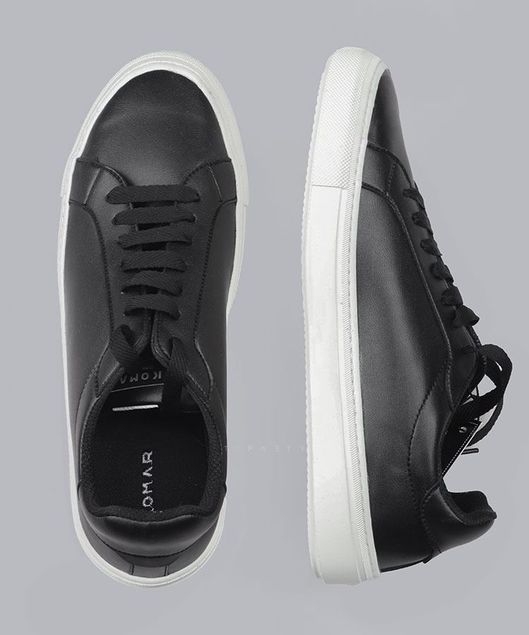 کفش ونس مشکی مردانه لژ سفید 2969