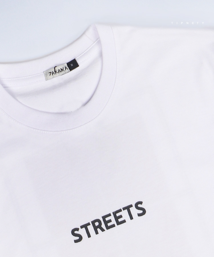                                                 سورمه ای استخوانی سفید تیشرت چاپی 1420  - تصویر 9