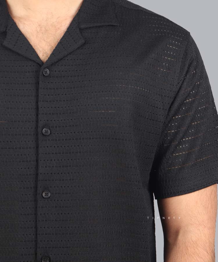                         مشکی پیراهن یقه انگلیسی 5001  - تصویر 6