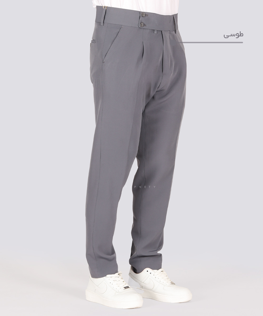 مشکی کرم استخوانی سبز طوسی شلوار پارچه ای مام استایل 2940  - تصویر 11