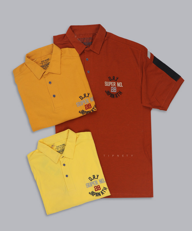 تیشرت یقه دار سایز بزرگ مردانه 5351