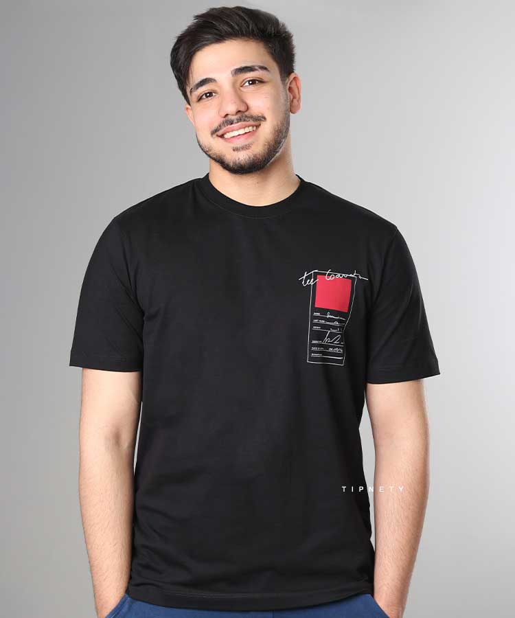 تیشرت طرح دار مردانه 1977