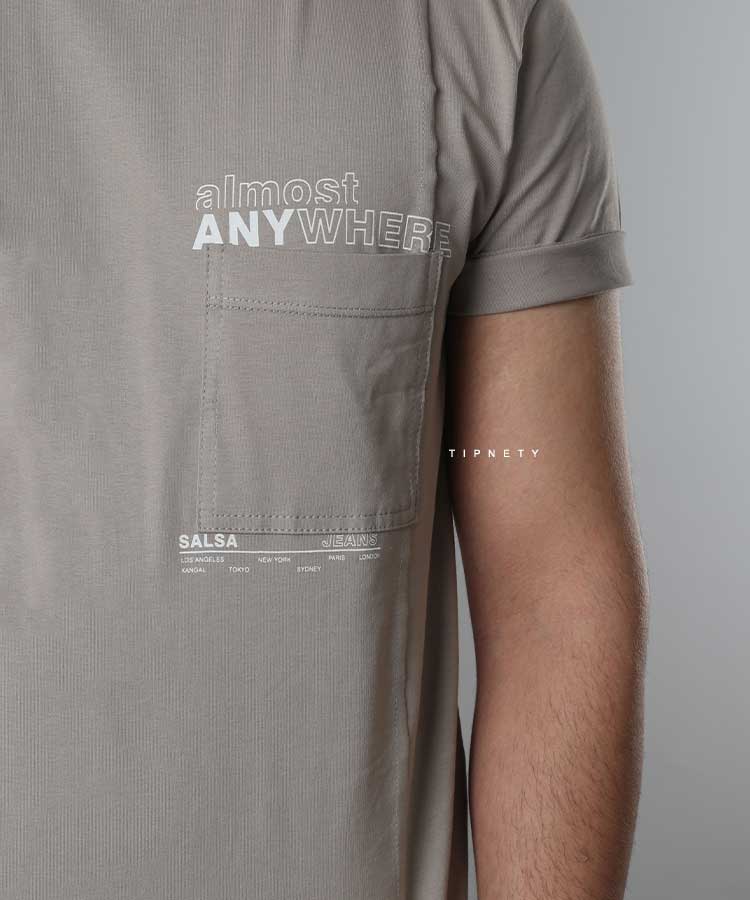                                 سفید مشکی طوسی تیشرت چاپی 1990  - تصویر 2