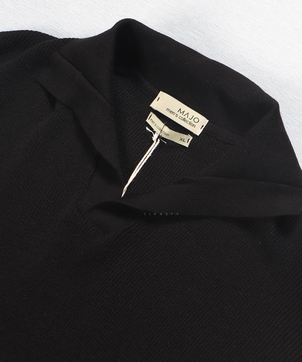 شیری مشکی سبز تیشرت یقه دار 3314  - تصویر 9