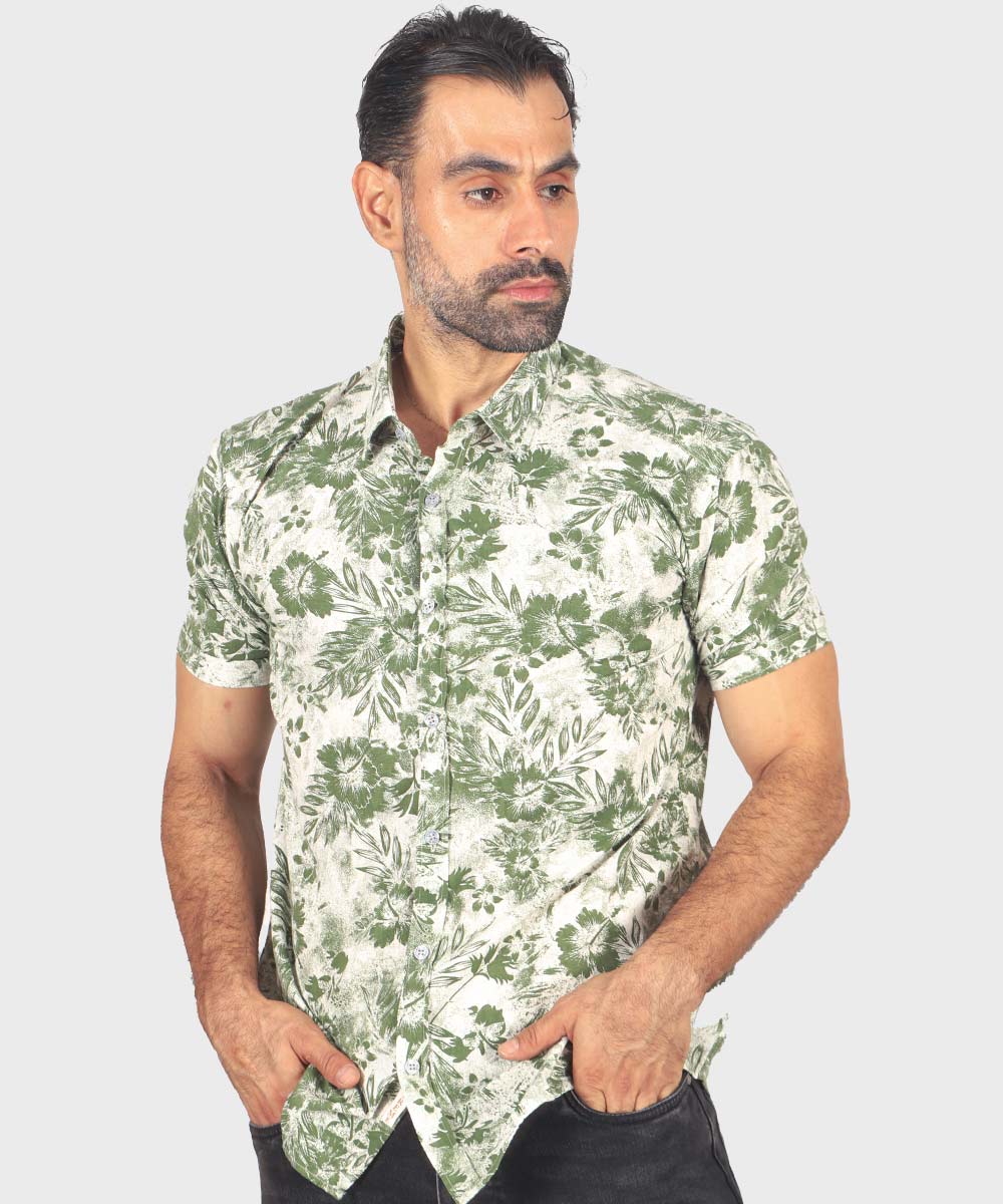             شکلاتی سورمه ای مشکی سبز دودی پیراهن آستین کوتاه فیت 0935  - تصویر 13