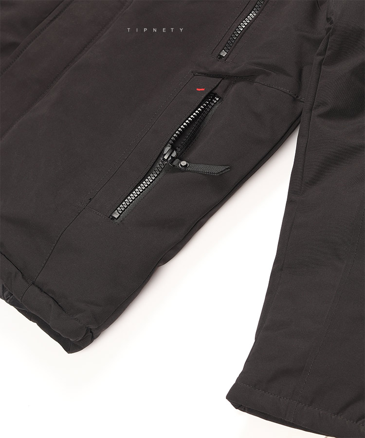                                 شتری مشکی سورمه ای زمستانه کاپشن 2138  - تصویر 13