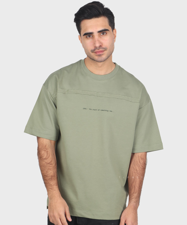                               مشکی صدری خاکی استخوانی تیشرت لش 1621  - تصویر 3