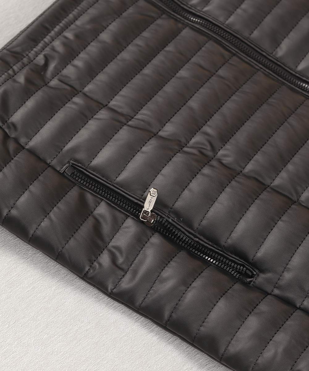                 استخوانی نسکافه ای مشکی زمستانه پافر 2547  - تصویر 10