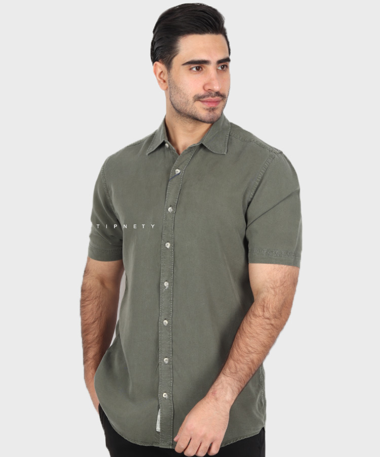   روشن       روشن             روشن طوسی کرم طوسی روشن سورمه ای آبی روشن لجنی صدری پیراهن آستین کوتاه کلاسیک 5405  - تصویر 5