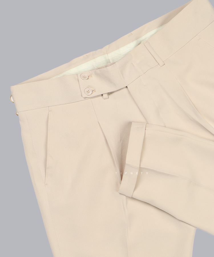 شلوار پارچه ای مام استایل کمر انگلیسی 3937