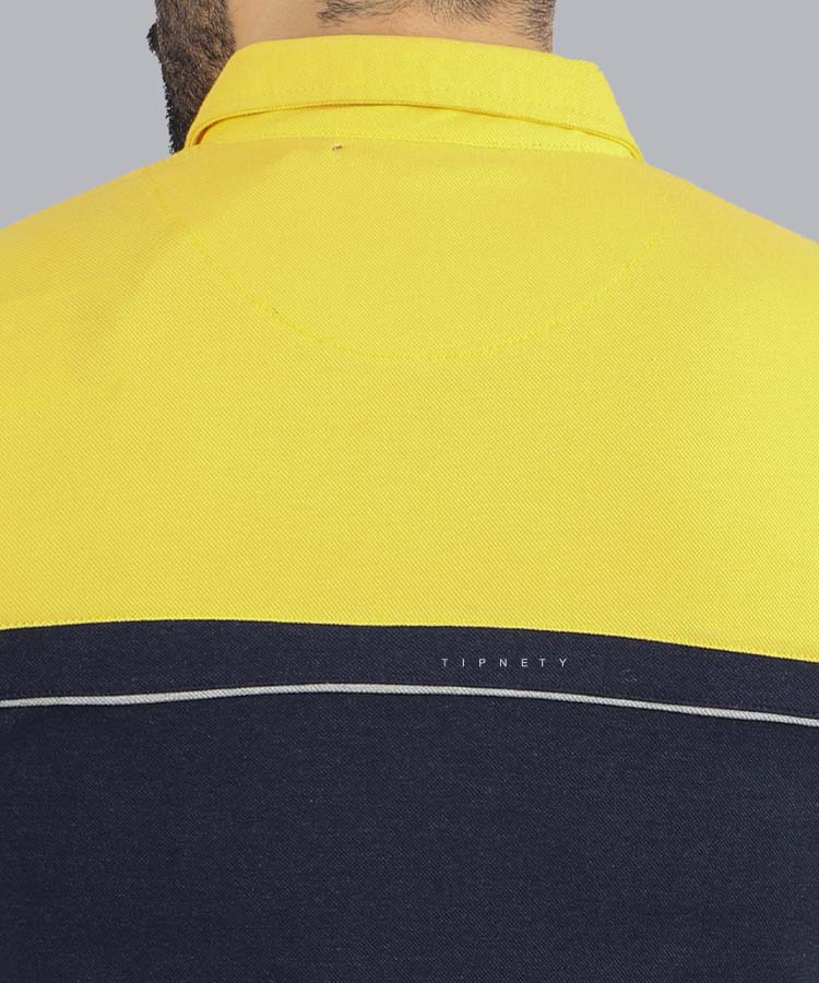                                                             زرد تیشرت یقه دار 5320  - تصویر 3