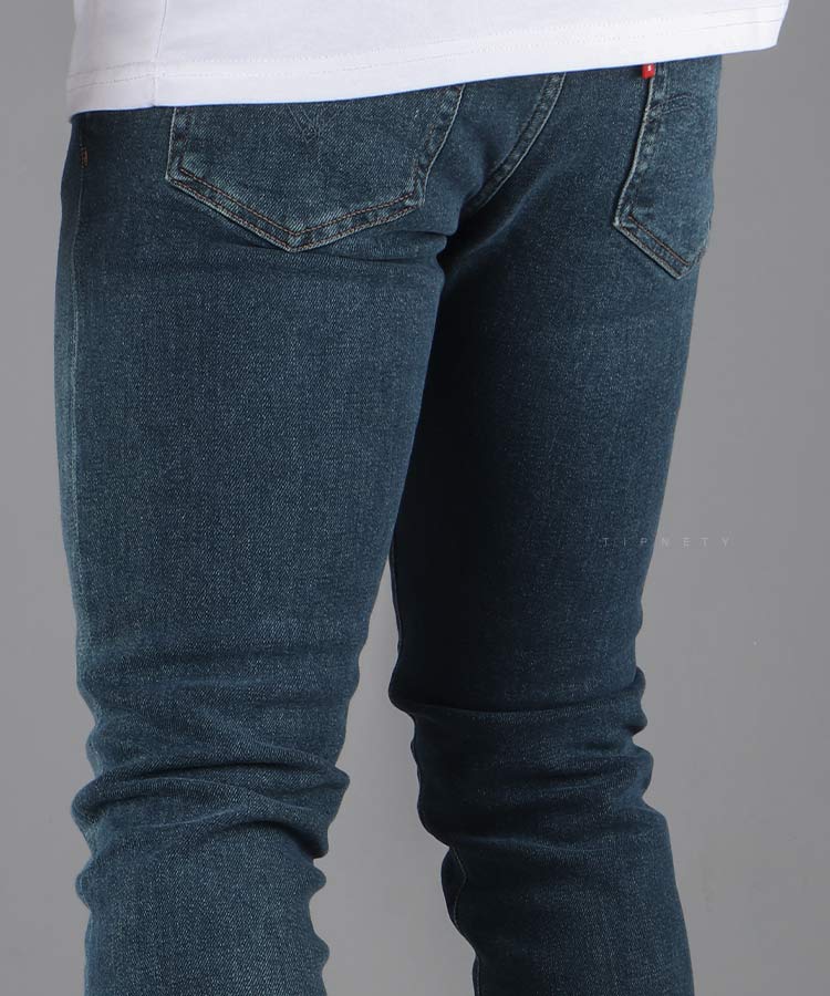 شلوار جین اسلیم مردانه ساده 6019