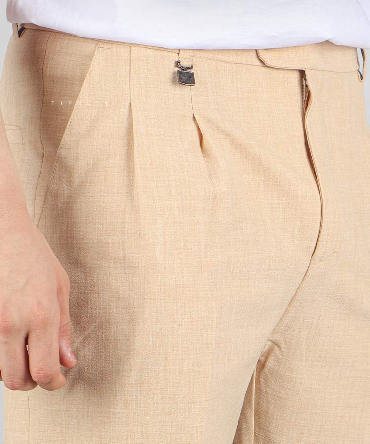                                                 کرم استخوانی شلوار پارچه ای مام استایل 0793  - تصویر 8