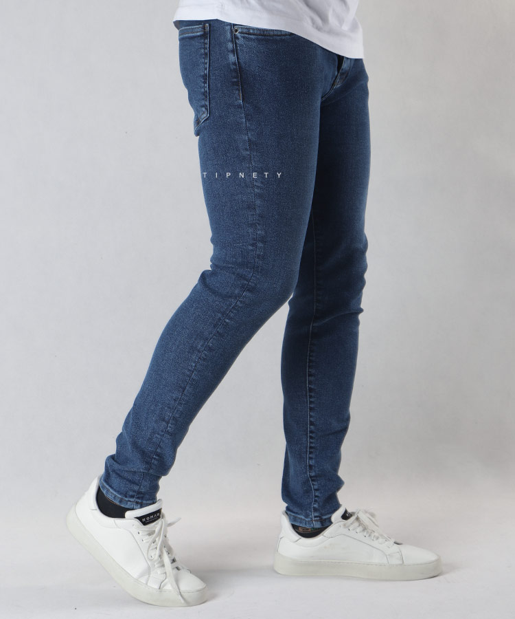                                     آبی شلوار جین اسکینی 3741  - تصویر 3