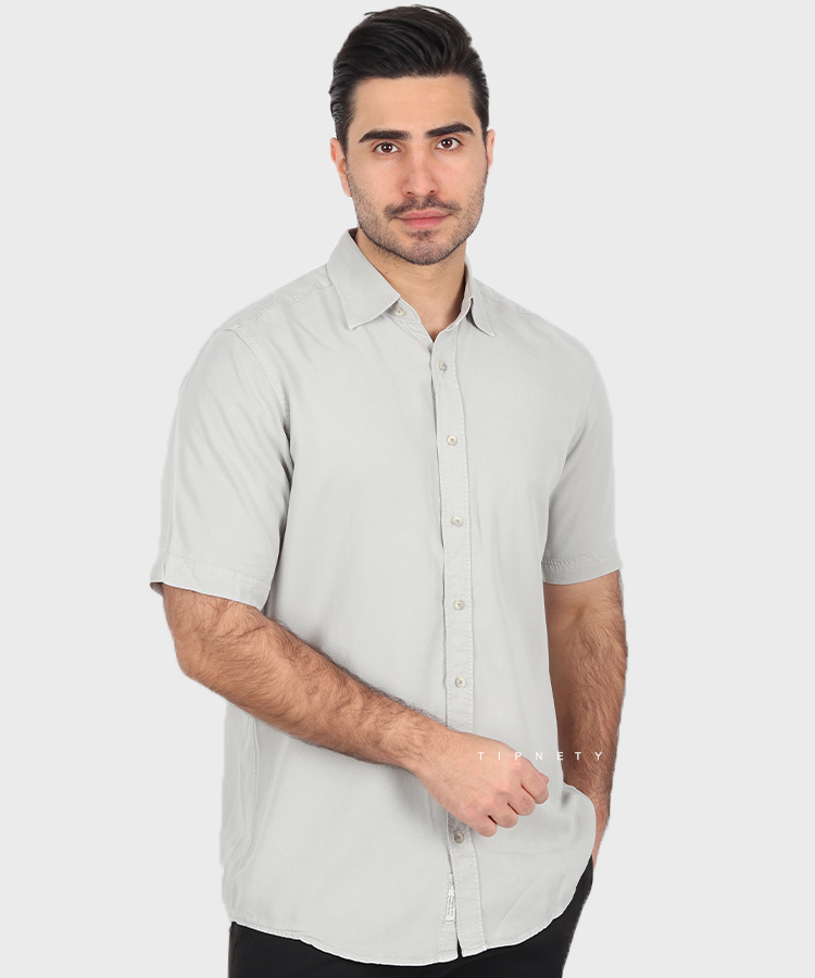   روشن       روشن             روشن طوسی کرم طوسی روشن سورمه ای آبی روشن لجنی صدری پیراهن آستین کوتاه کلاسیک 5405  - تصویر 7