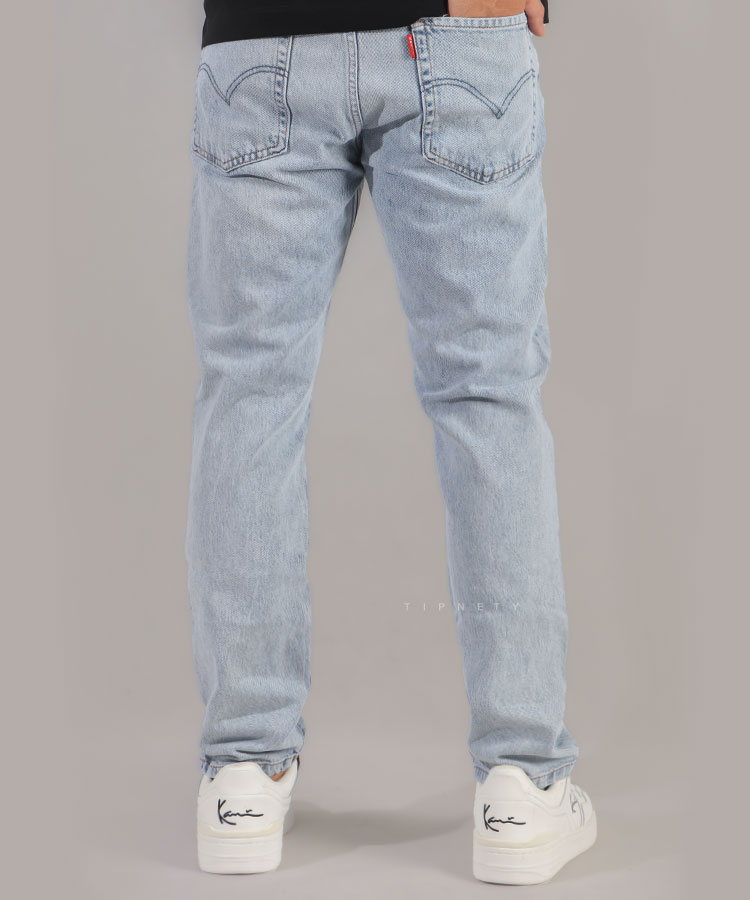                                 آبی روشن شلوار جین مام فیت 0079  - تصویر 4