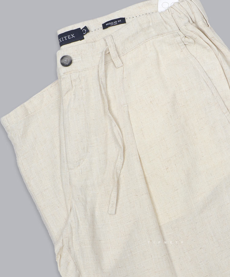 شلوار لینن مردانه پیله دار 0071