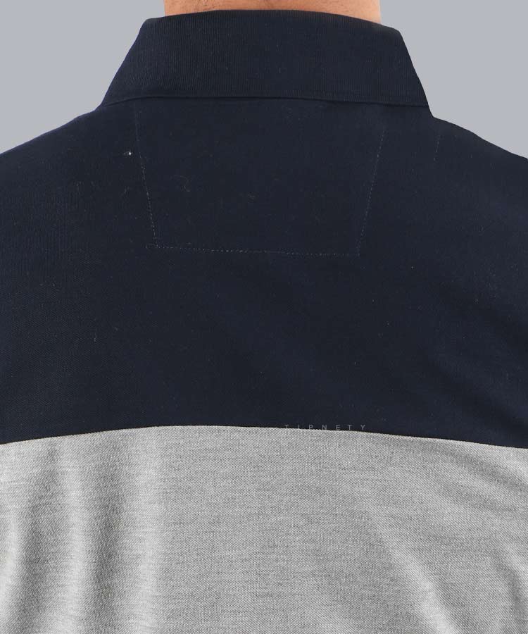                                                                     سورمه ای مشکی شتری سفید بنفش لجنی قرمز تیشرت یقه دار 0313  - تصویر 5