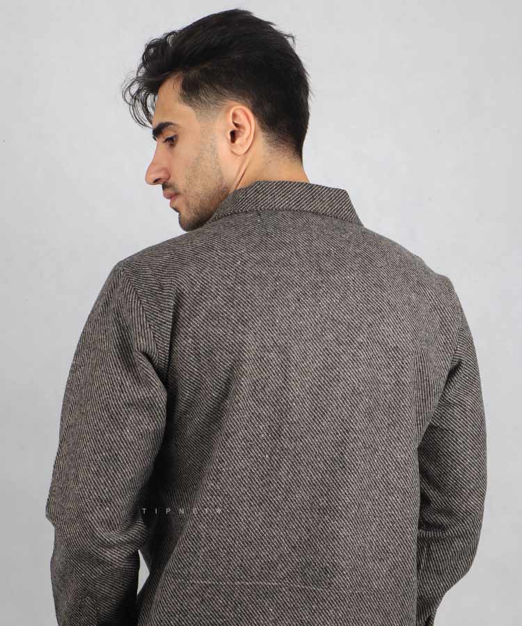                                                     ذغالی پاییزه پیراهن 2032  - تصویر 3