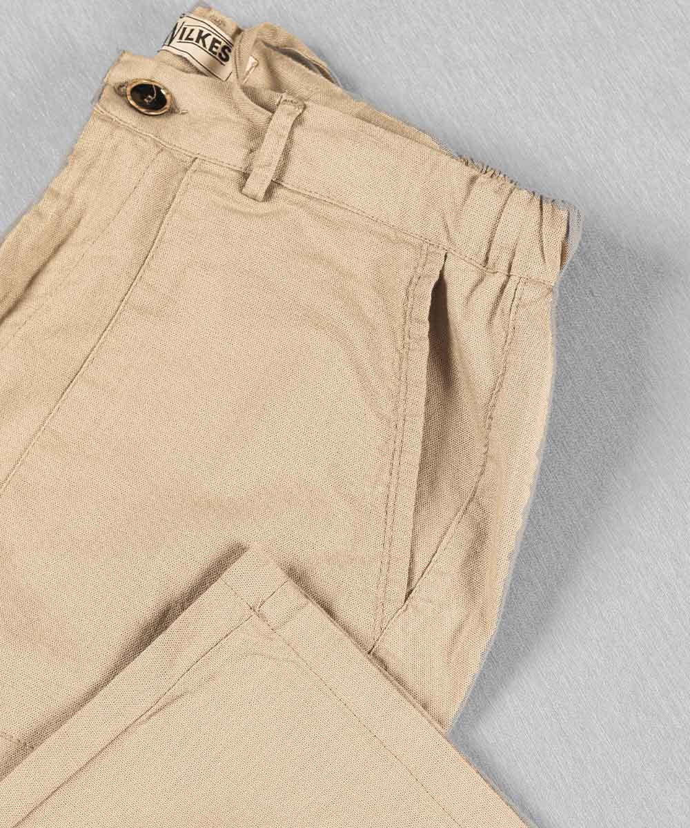                             مشکی طوسی روشن شیری کرم صدری خاکی شلوار پارچه ای لینن 0260  - تصویر 19