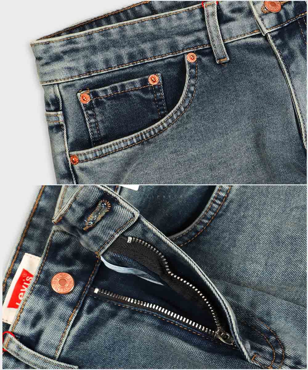     آبی چرک شلوار جین اسلیم 7613  - تصویر 4