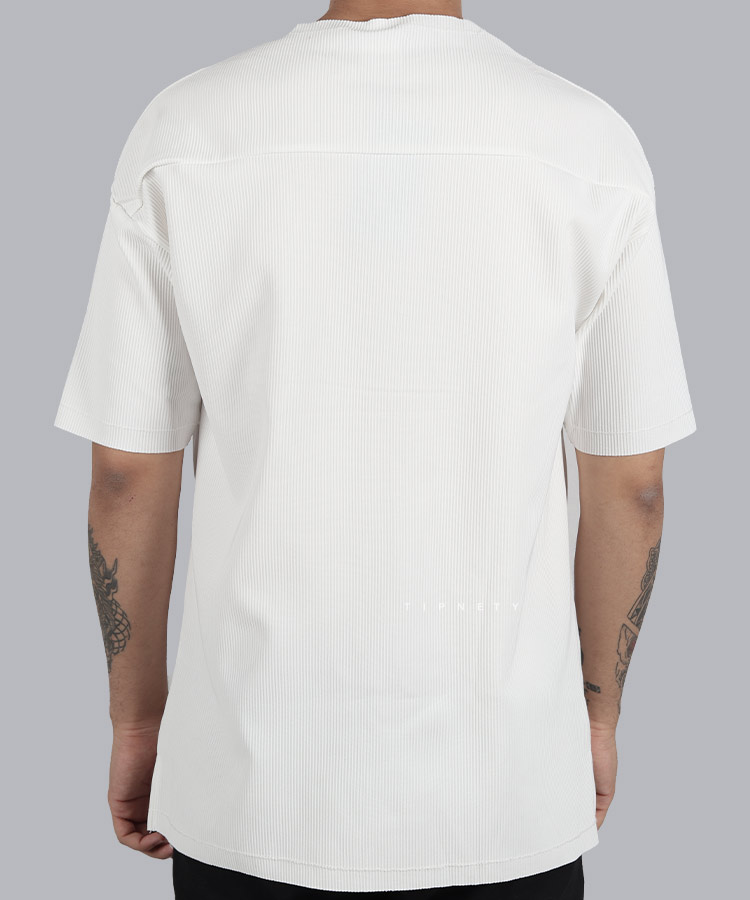                                                 سفید شیری تیشرت لش 1339  - تصویر 3