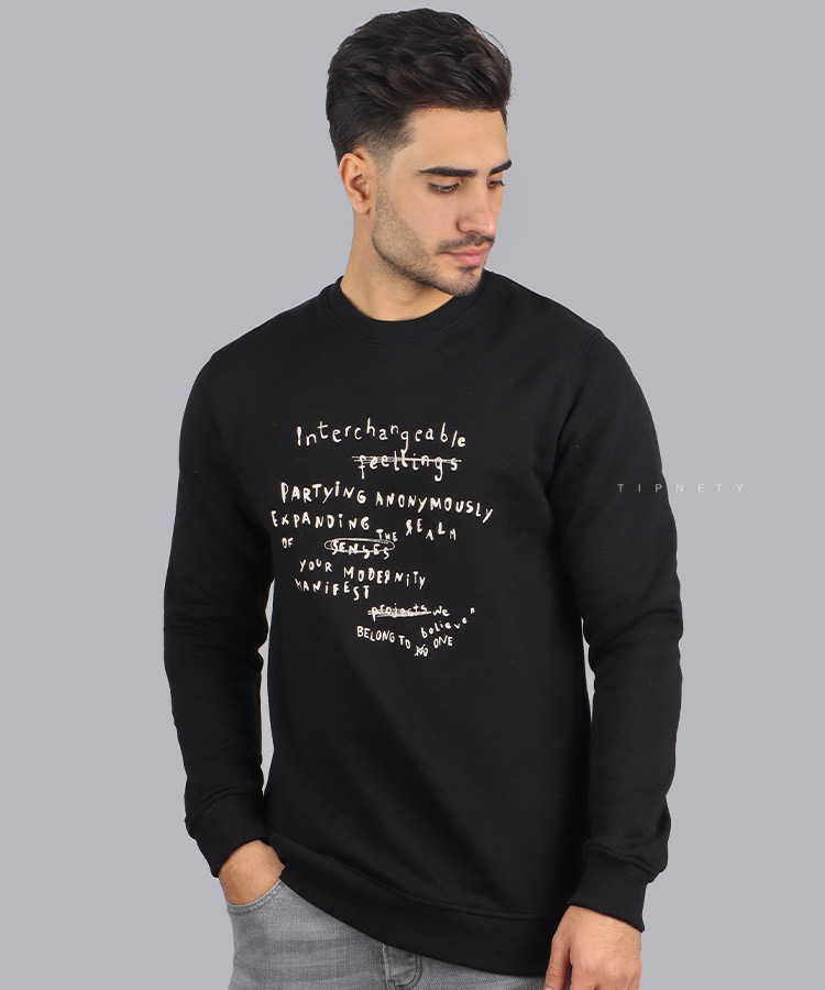 دورس مشکی مردانه طرح دار 1263