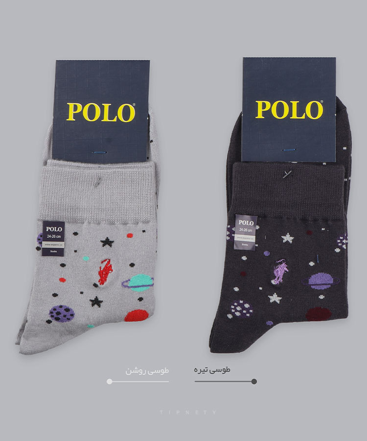                                           مشکی سورمه ای سفید نفتی طوسی تیره طوسی روشن جوراب نیم ساق 9548  - تصویر 3