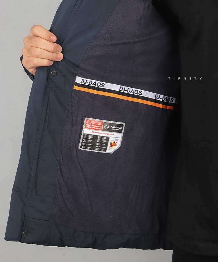                                                                       سورمه ای لجنی مشکی سبز زمستانه کاپشن 7065  - تصویر 10