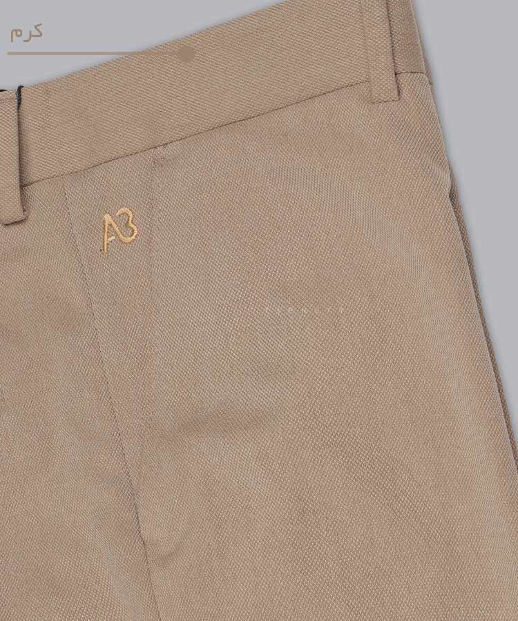 شلوار پارچه ای مردانه راسته ساده 0796