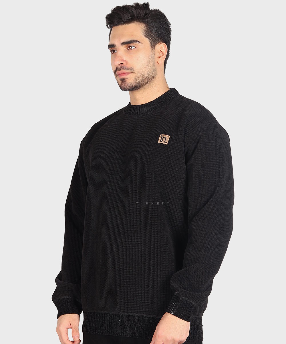 شیری عسلی مشکی پاییزه پلیور 7128  - تصویر 8