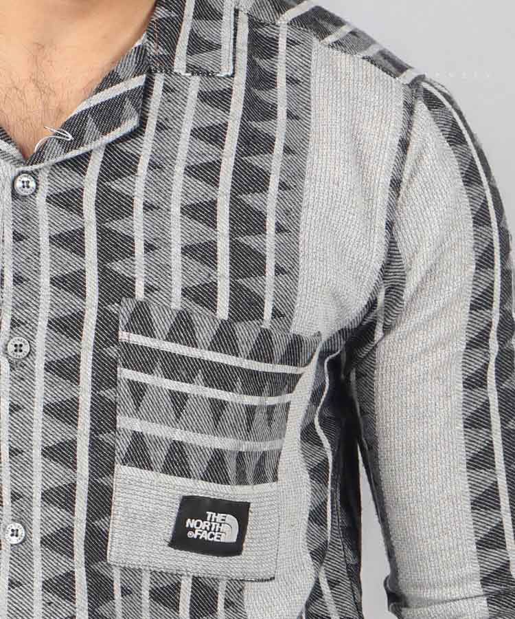                                                                         ذغالی خردلی سورمه ای پیراهن یقه انگلیسی 0241  - تصویر 4