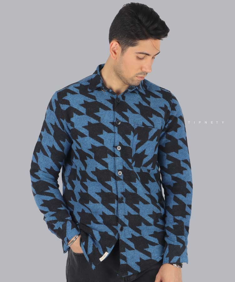 پیراهن مردانه پشمی پاییزه 0730