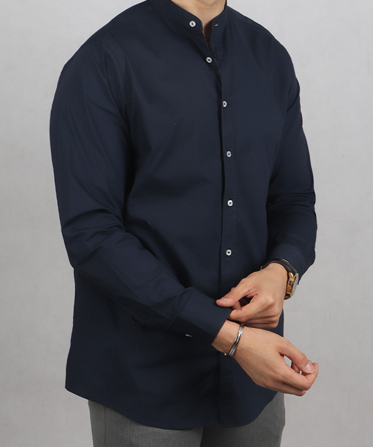 پیراهن مردانه آستین بلند یقه دیپلمات 1619