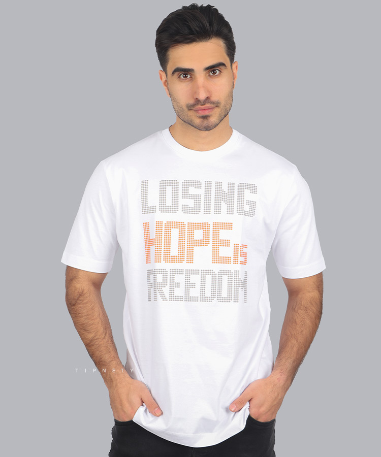 تیشرت طرح دار مردانه 1304