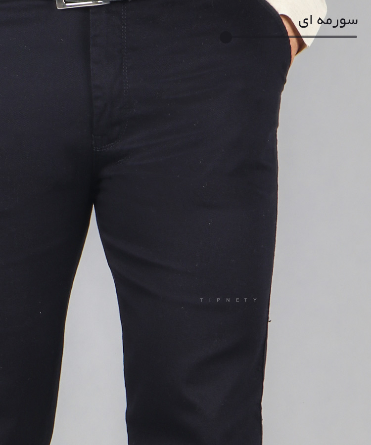                                                                                                                         مشکی سورمه ای نوک مدادی کرم طوسی شلوار کتان راسته 0244  - تصویر 4