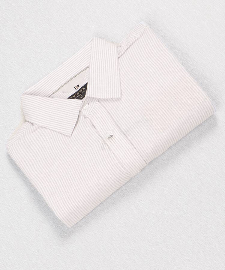                                 کرم قهوه ای یاسی پیراهن آستین کوتاه فیت 1428  - تصویر 13