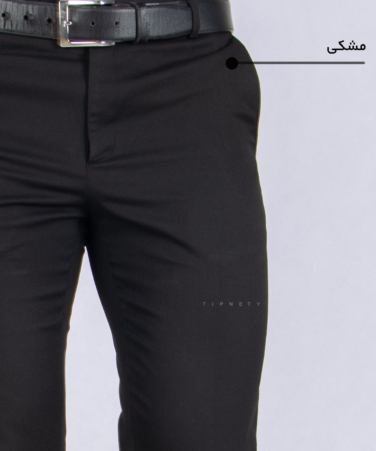                                                                                                                                                                                                                   شکلاتی مشکی نوک مدادی سورمه ای ذغالی طوسی شلوار پارچه ای راسته 0124  - تصویر 6