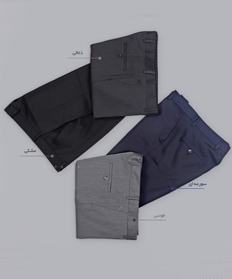 شلوار پارچه ای مردانه راسته 0812