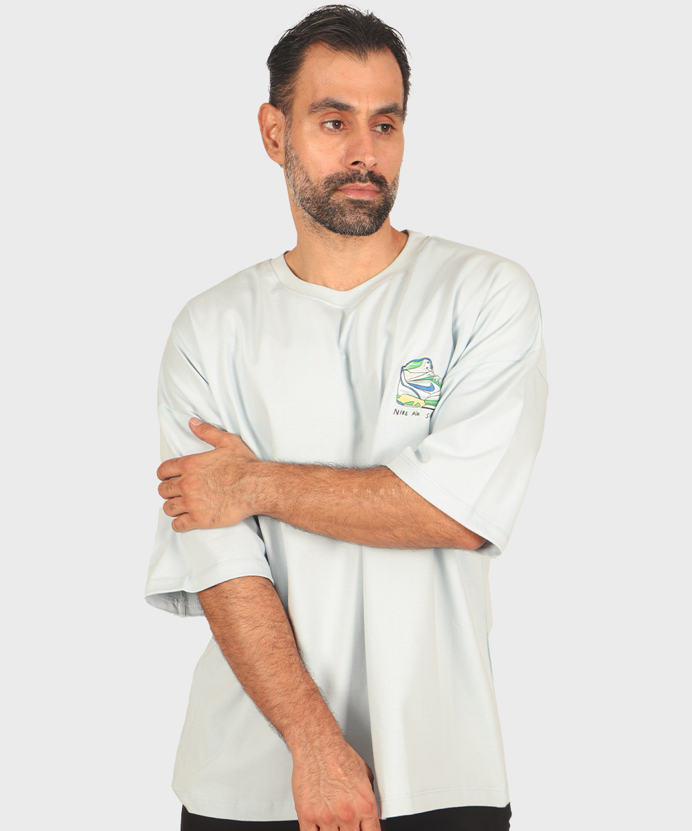           روشن     سفید مشکی آبی خاکی آبی روشن یشمی تیشرت لش 6252  - تصویر 21