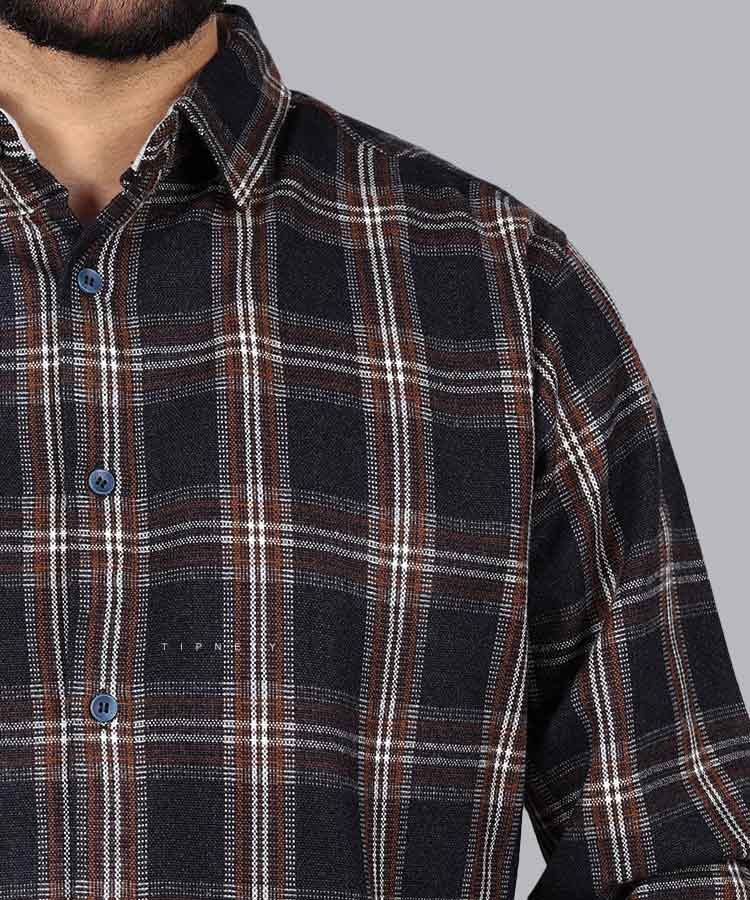                         سورمه ای پاییزه پیراهن 0426  - تصویر 3