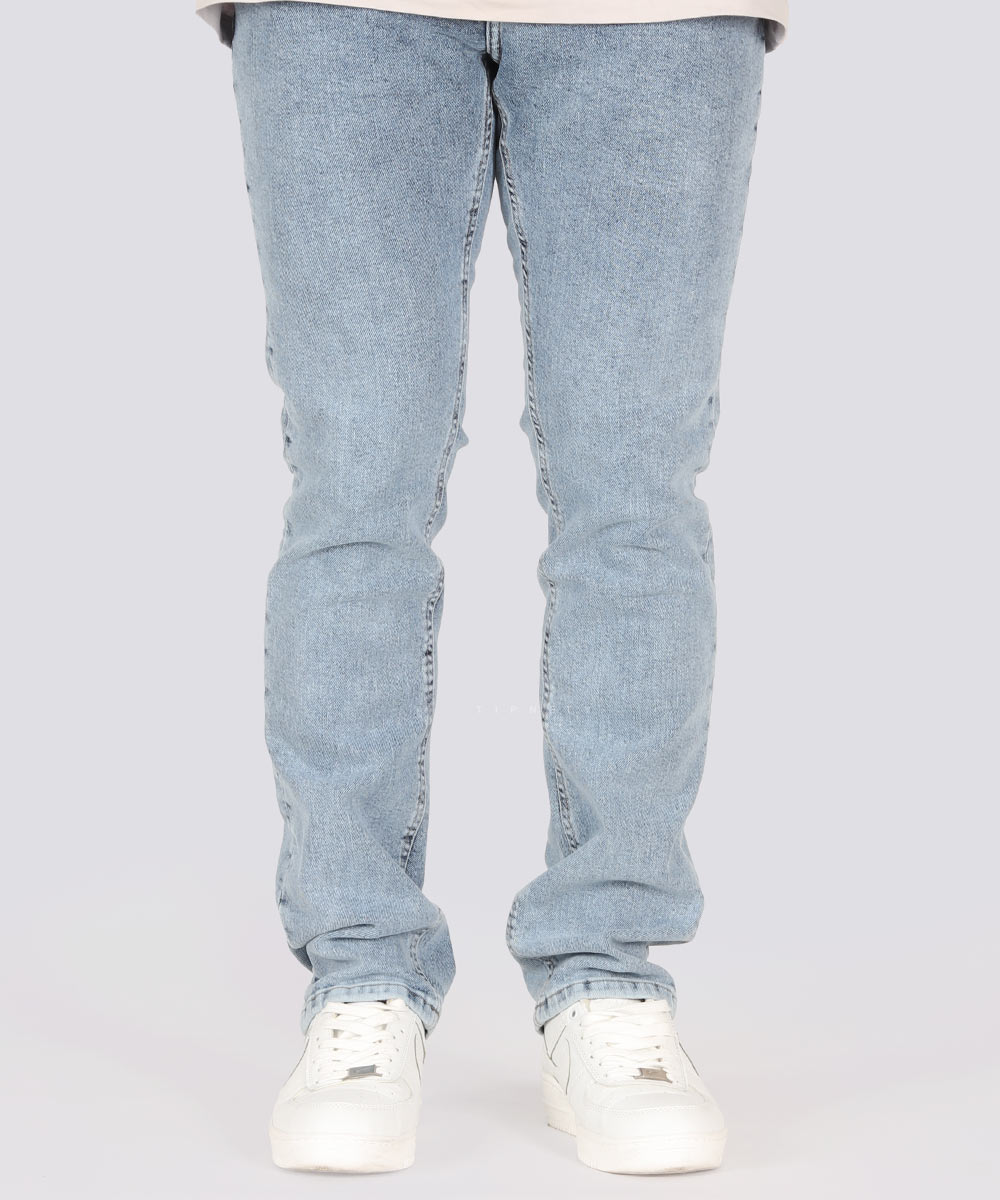   روشن   چرک         روشن   چرک تینت آبی شلوار جین اسلیم 3686  - تصویر 4