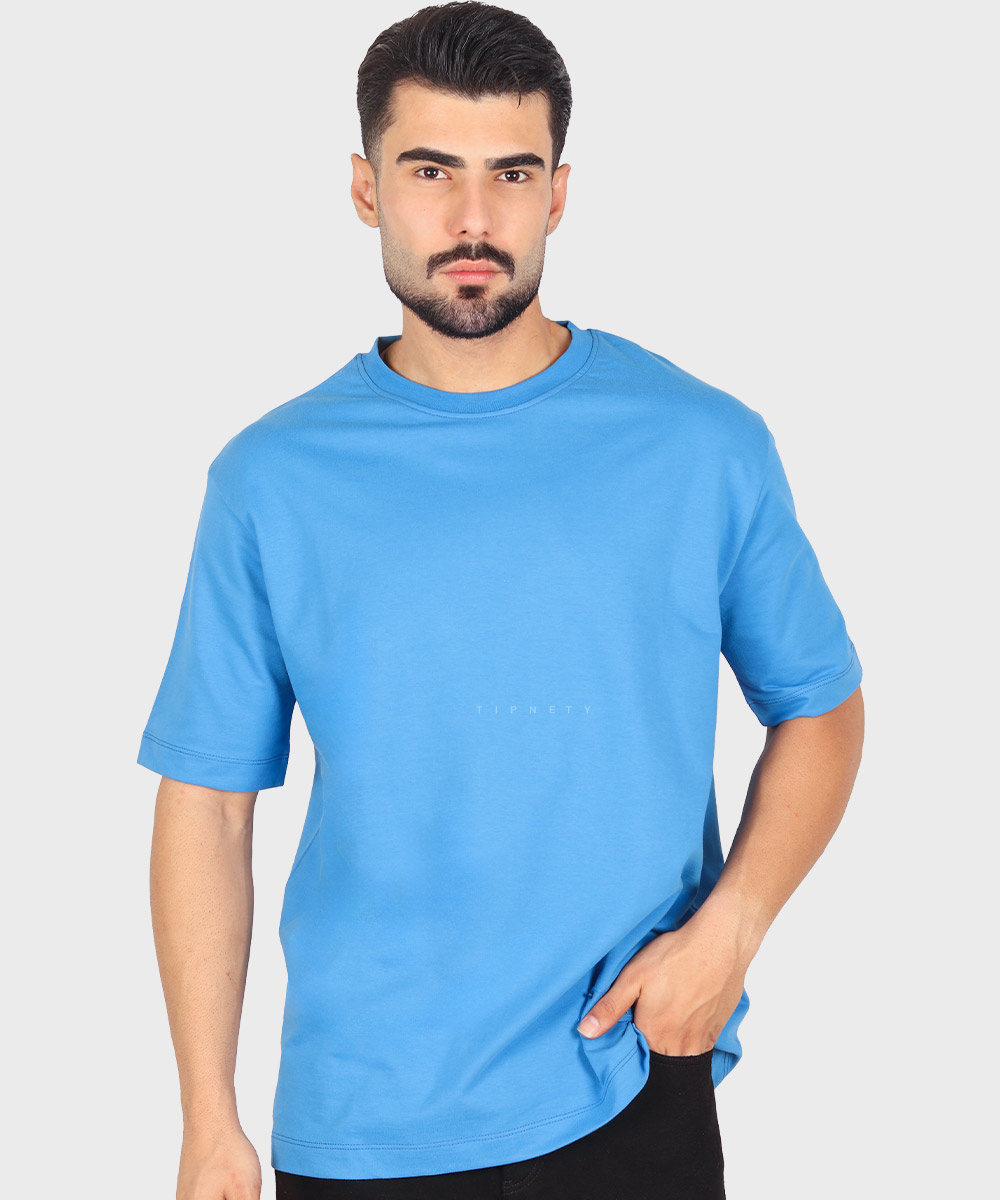 تیشرت لش آبی و ساده 8161