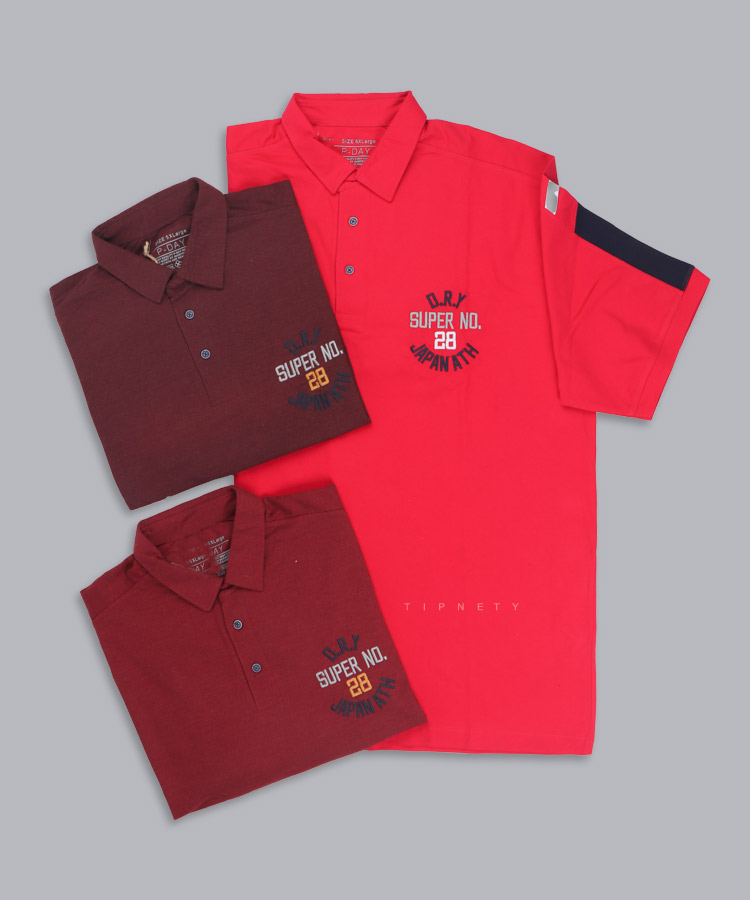 تیشرت یقه دار سایز بزرگ مردانه 5353